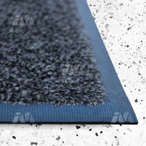 High Quality Washable Rubber Backed Grey Carpet Floor Mat 85x120cm  Made in USA 