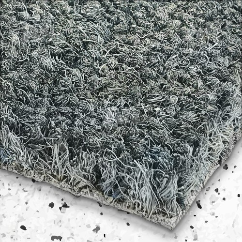 Grey Coir Doormat Made to Measure Sizes Ideal Mats