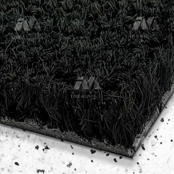 Black Coir Doormat / Made to Measure (17mm)