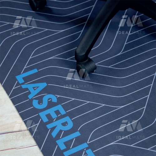 Office Desk Chair Floor Logo Mats Ideal Mats