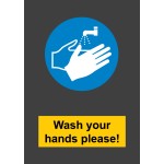 Covid 19 - Wash your hands - Mat Portrait