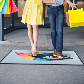 Outdoor Logo Turf Mats for Business Entrances	